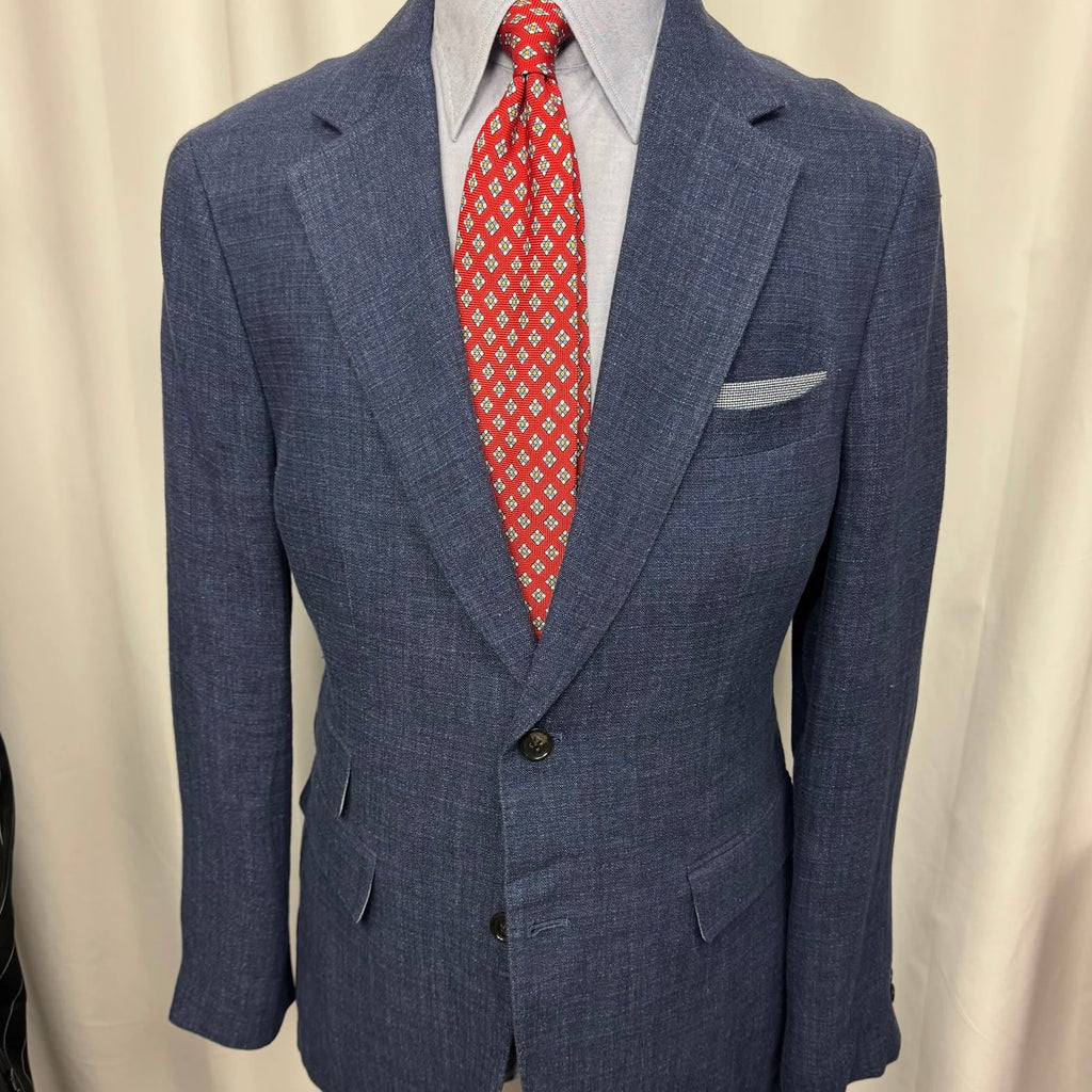 Banana Republic Linen Sport Coat – 44R – Blue – NWT