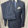 Banana Republic Slim Fit Italian Marzotto Blue Wool Suit – 42S