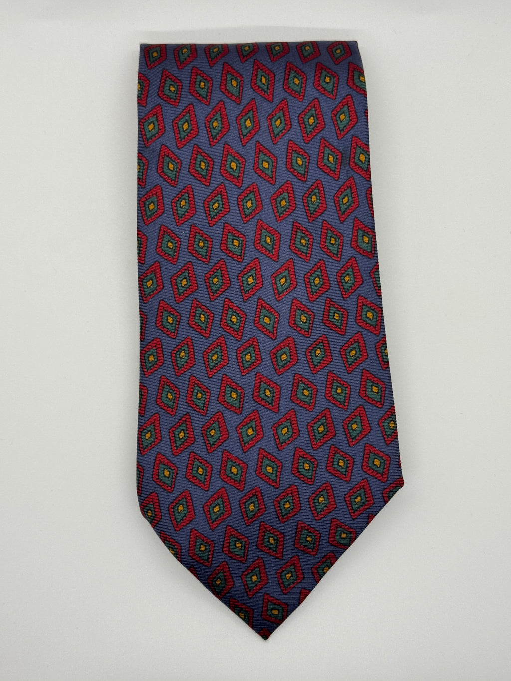 Polo Ralph Lauren Light Blue Diamond Medallion Silk Tie