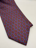 Polo Ralph Lauren Light Blue Diamond Medallion Silk Tie