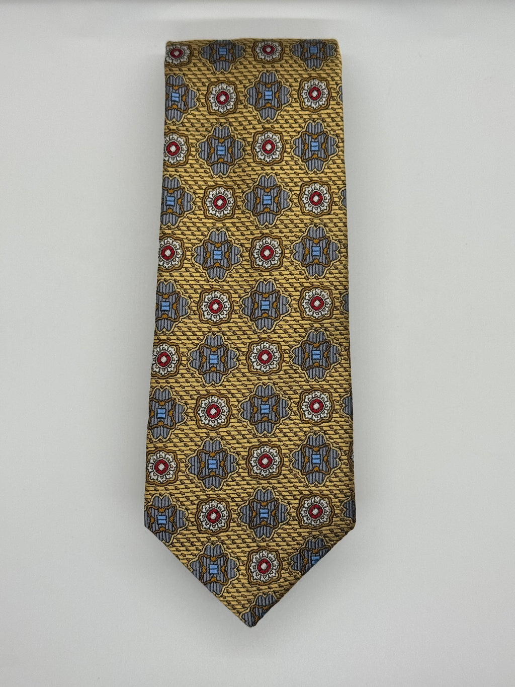 Jos. A. Bank Heritage Collection Gold Medallion Silk Tie