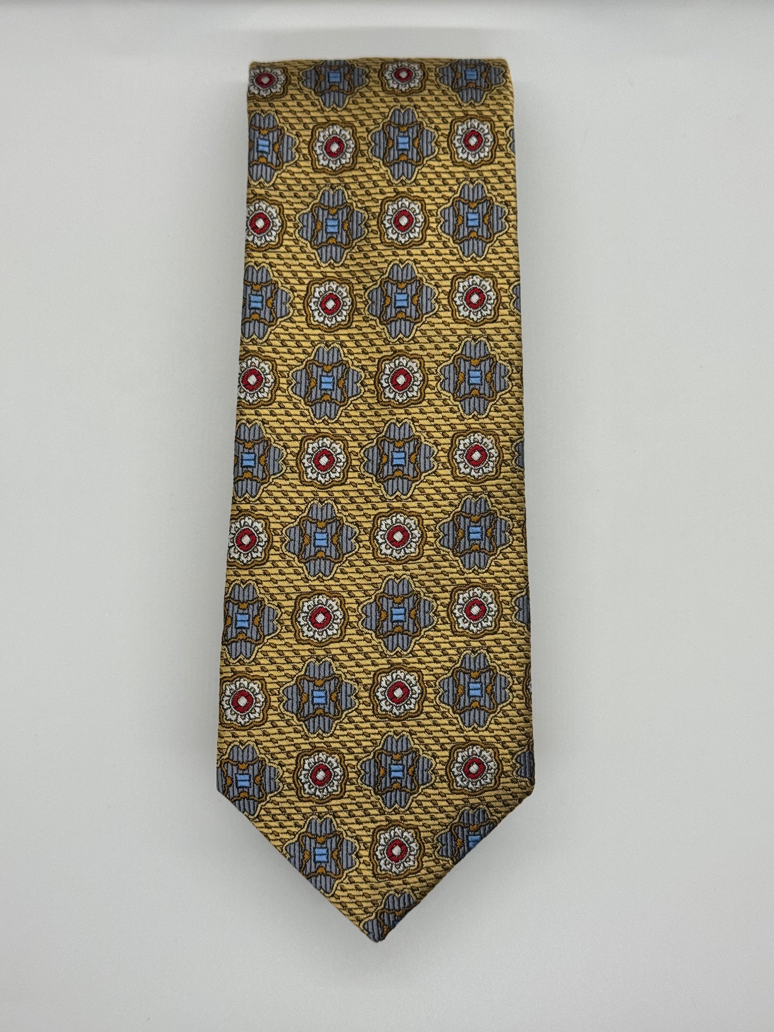 Jos. A. Bank Heritage Collection Gold Medallion Silk Tie