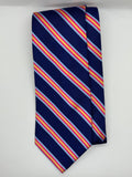 Brooks Brothers Navy Repp Stripe Tie – Pink & Gold Regimental