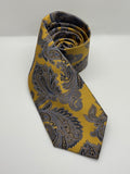 NWT Jos. A. Bank Signature Collection – Gold Paisley Silk Tie