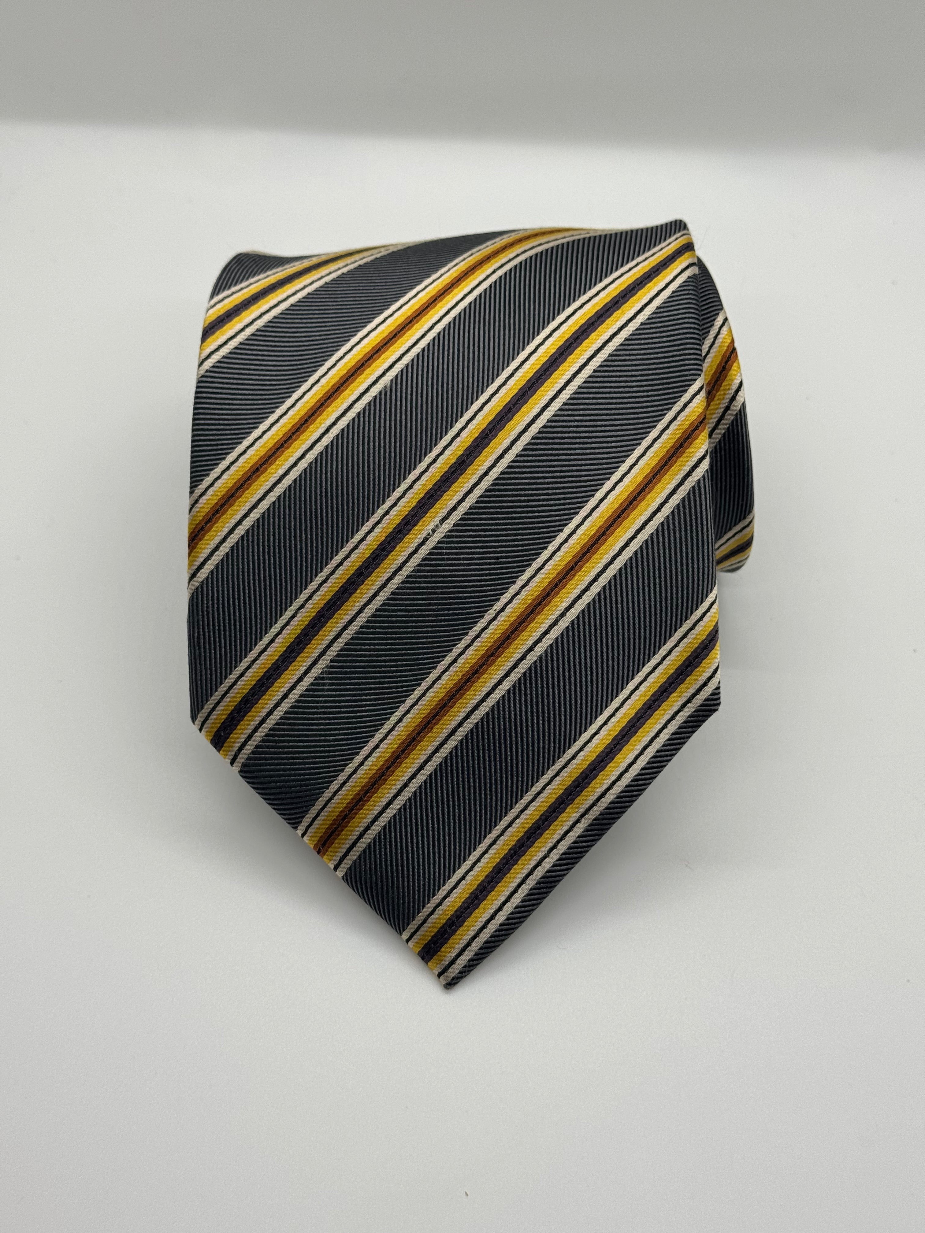 Enrico Coveri Gold Stripe Tie