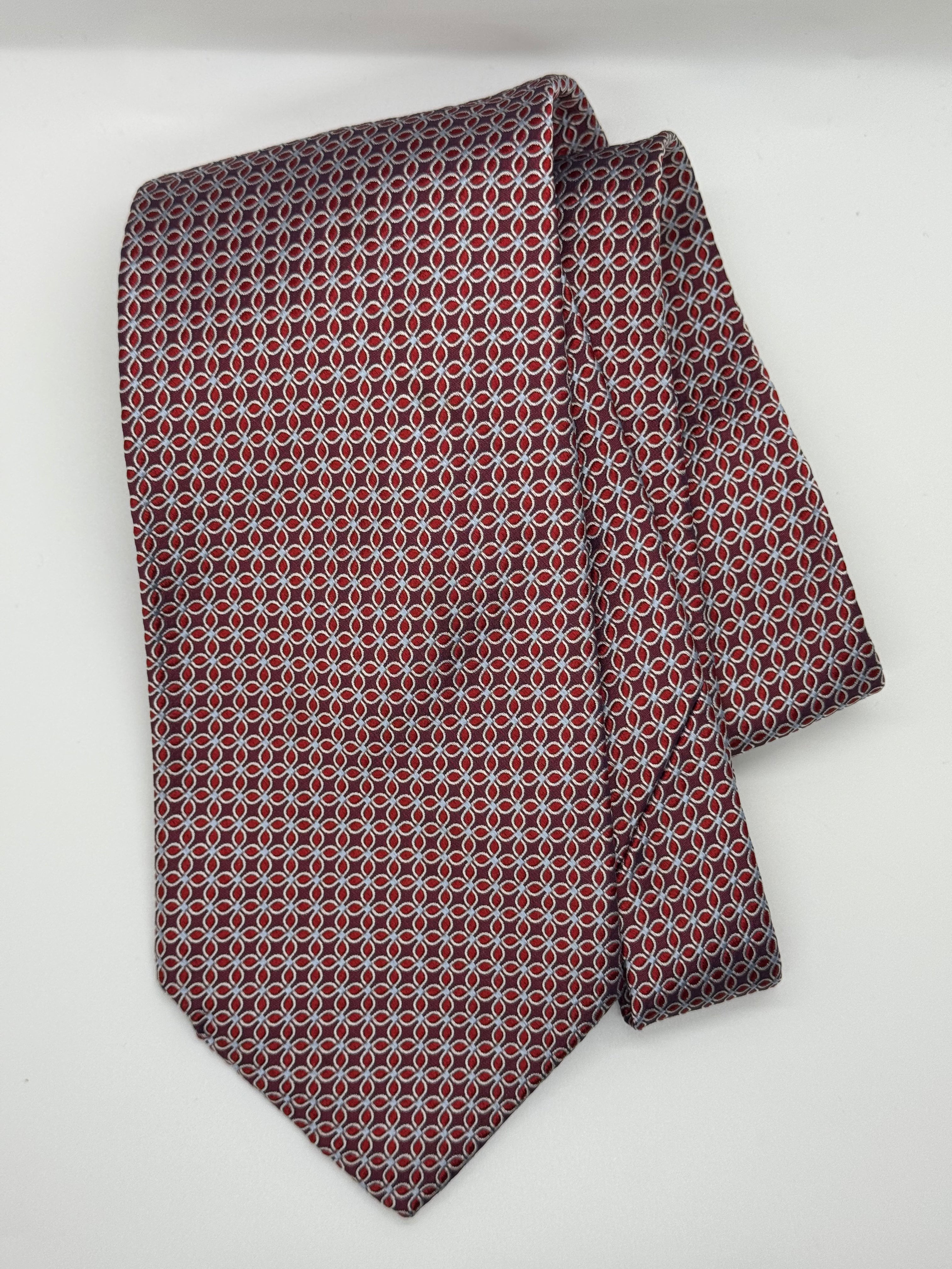 Brooks Brothers Red Geometric Silk Tie