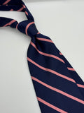 Brooks Brothers Makers Navy & Pink Stripe Tie