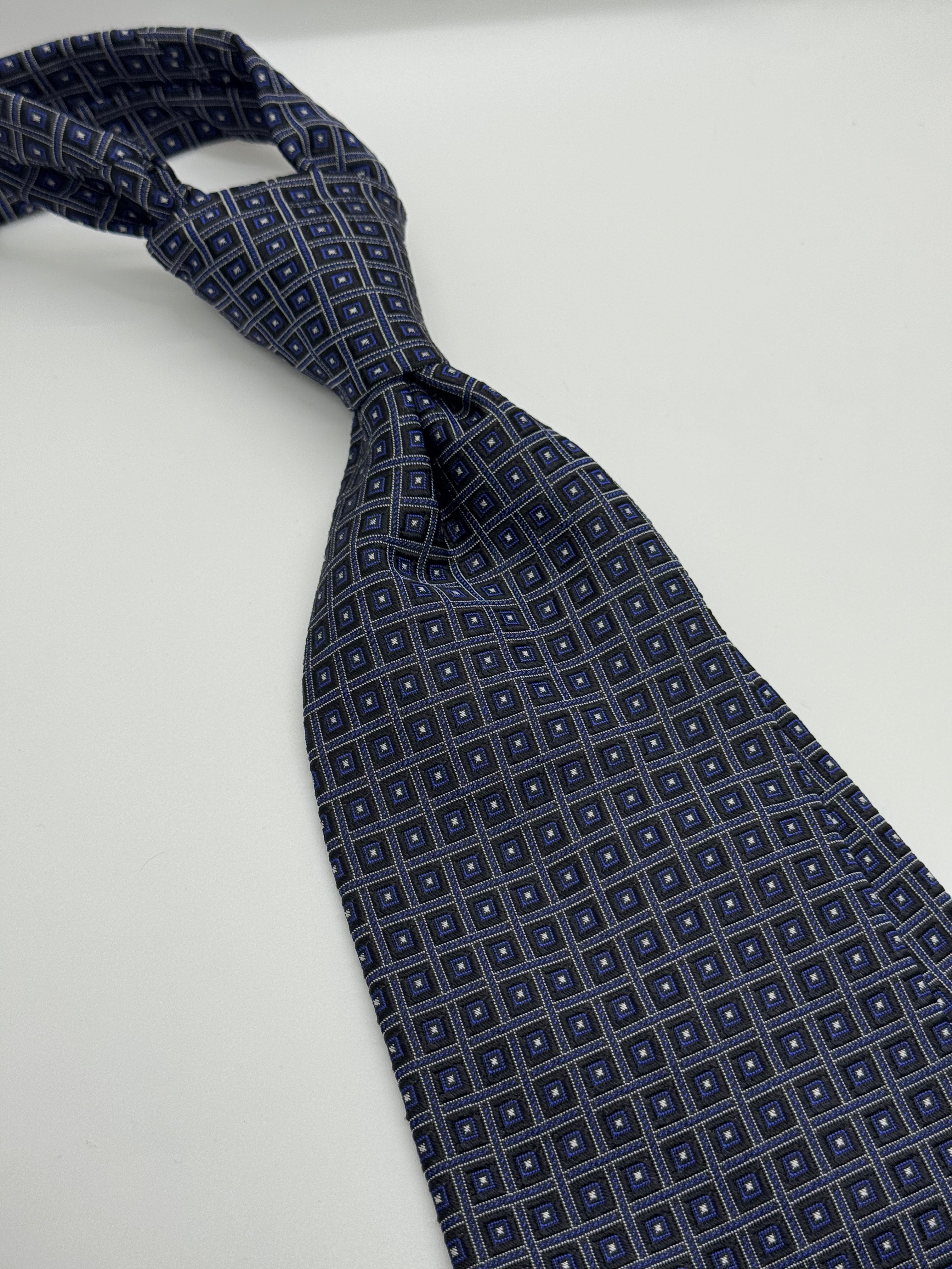 J.Z. Richards for Nordstrom – Navy Geometric Silk Tie