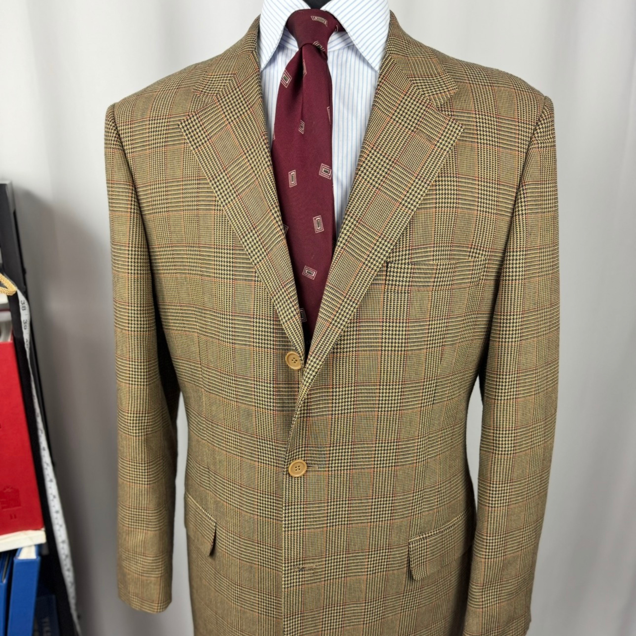Vintage Glen Plaid Sport Coat – Fits Like 44R