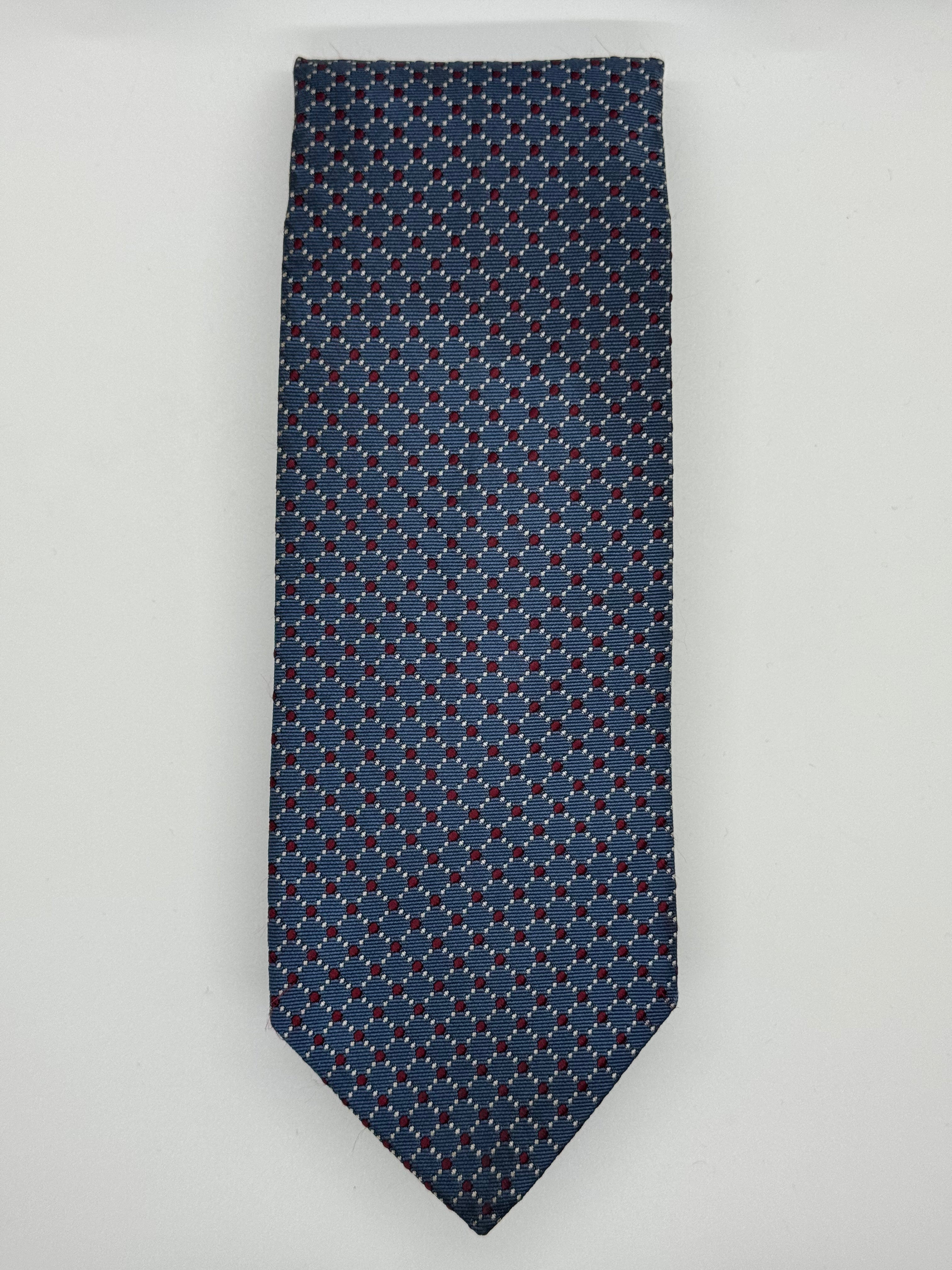 Brooks Brothers Blue Geometric Silk Tie