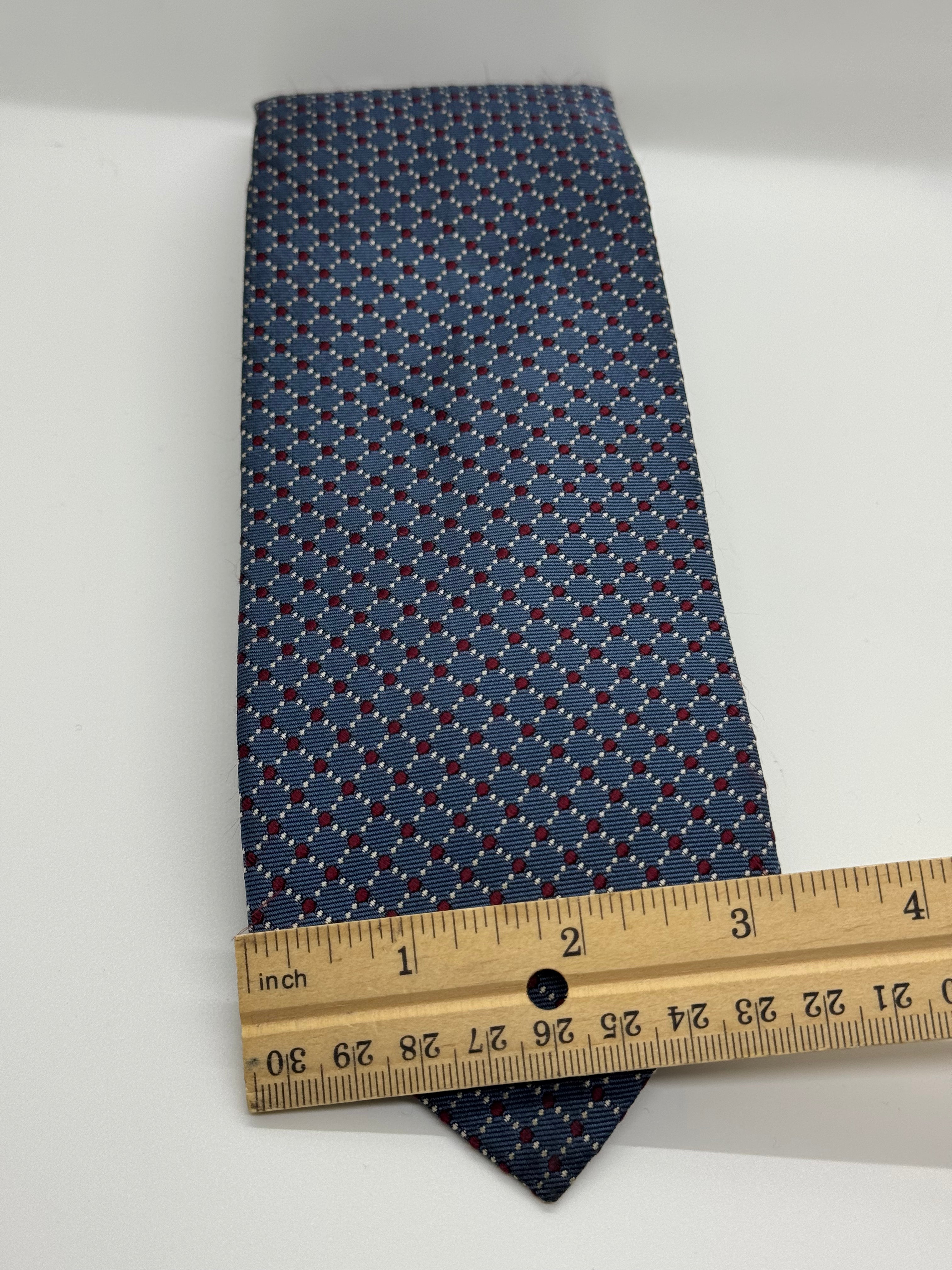 Brooks Brothers Blue Geometric Silk Tie