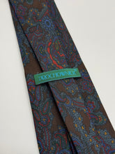 Load image into Gallery viewer, Prochownick Vintage Paisley Silk Tie – Brown &amp; Jewel Tones
