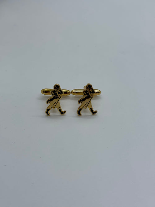 Vintage Striding Man CuffLinks
