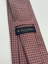 Load image into Gallery viewer, Brooks Brothers Red Geometric Silk Tie
