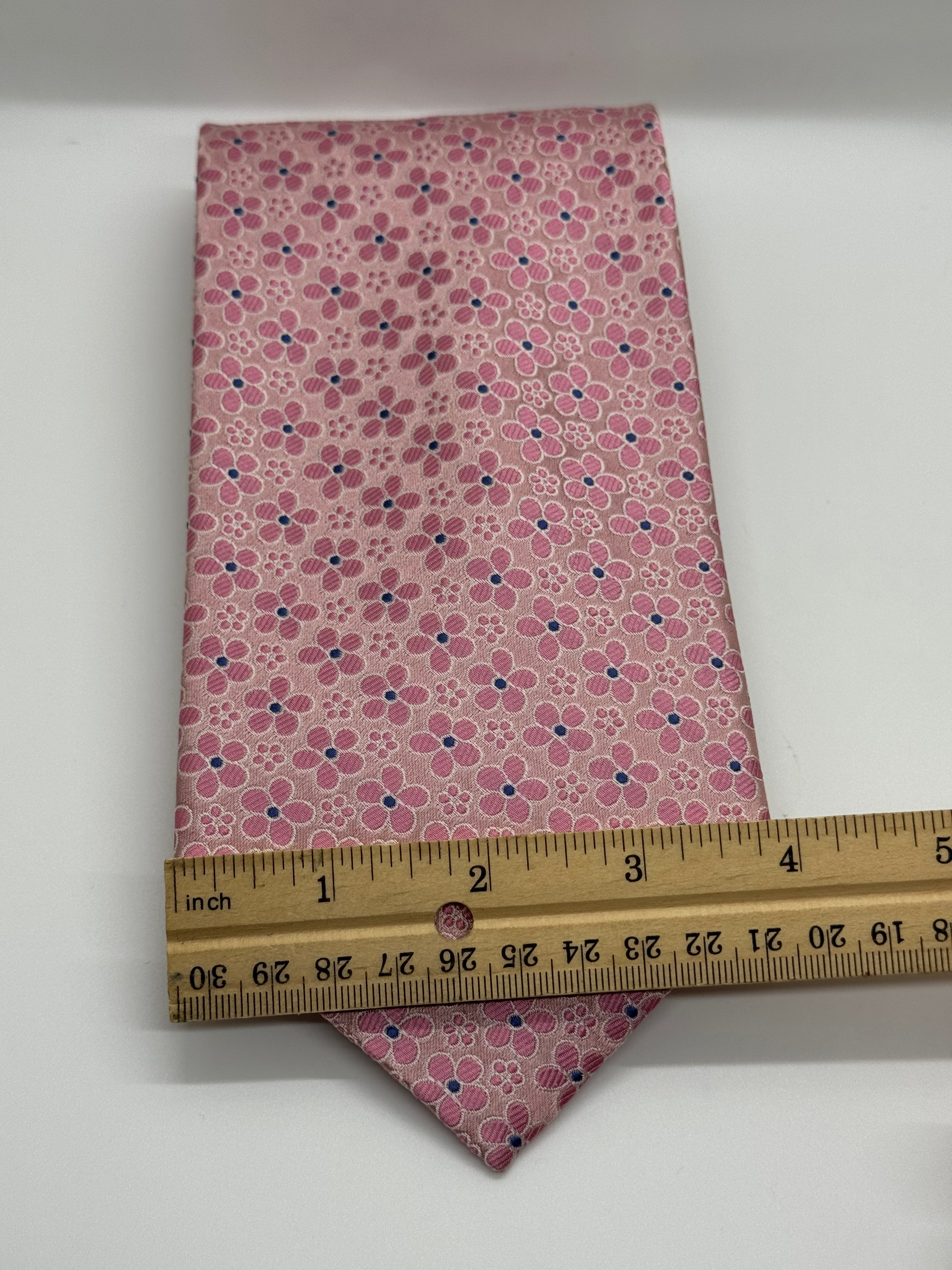 Pink Floral Tie
