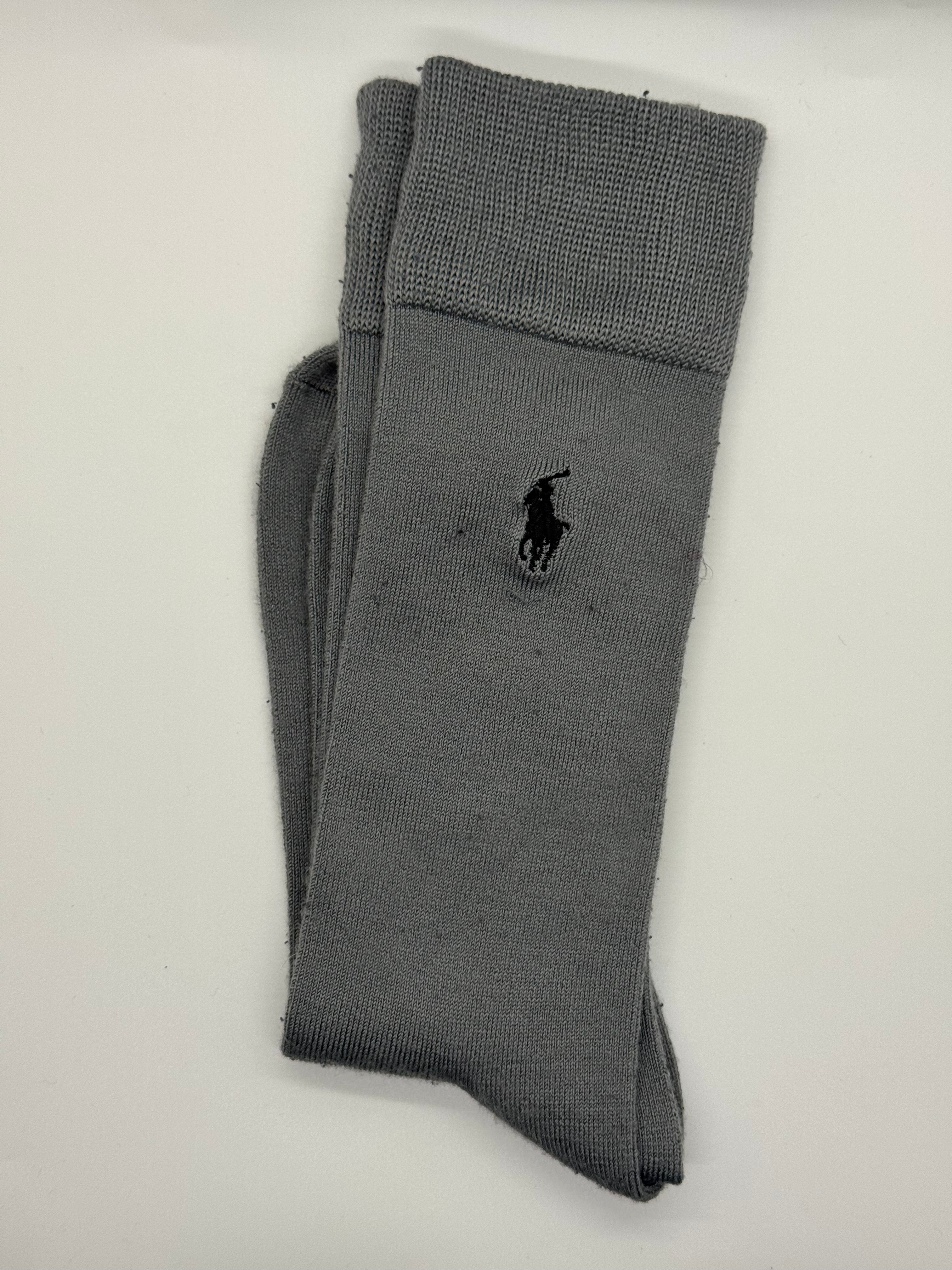 Brand New Gray Polo Dress Socks