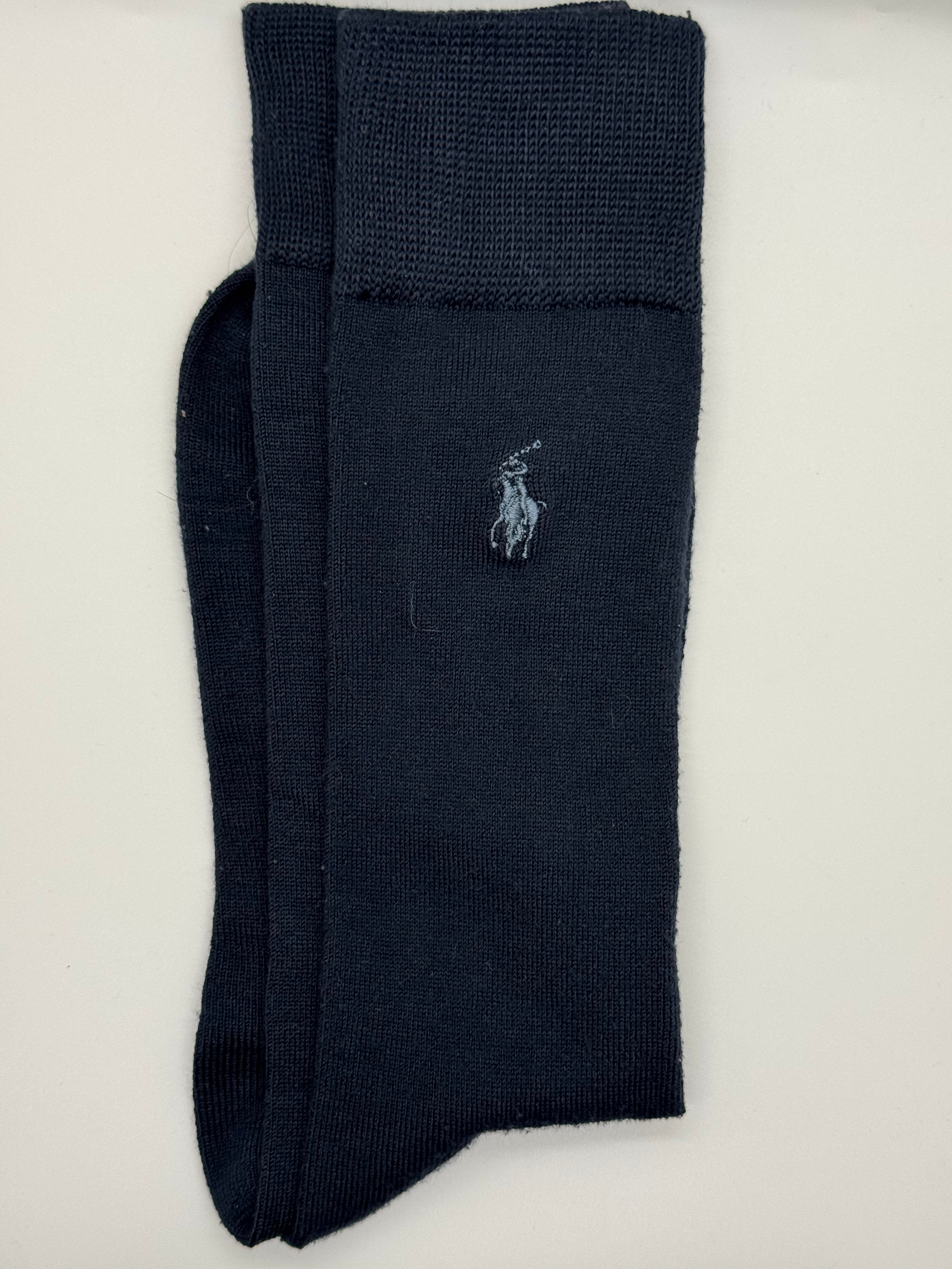 Brand New Navy Polo Dress Socks