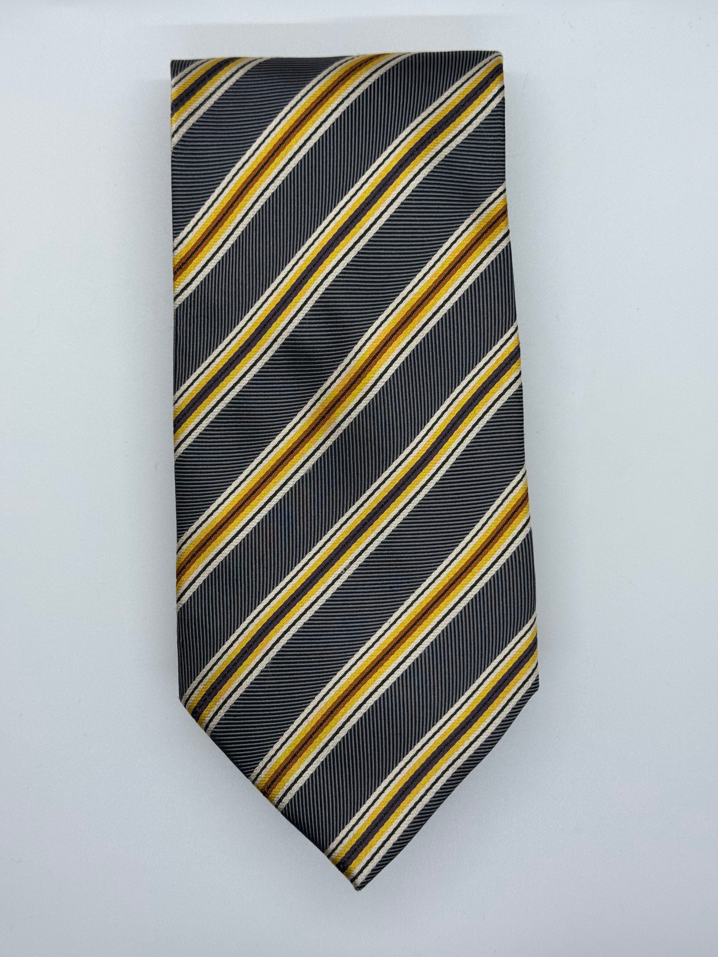 Enrico Coveri Gold Stripe Tie