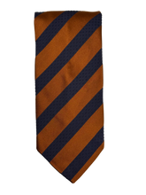 Load image into Gallery viewer, Baldessarini by Hugo Boss Copper Stripe Tie
