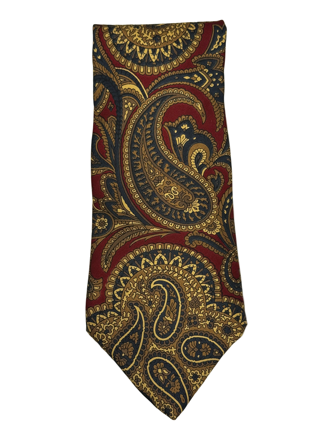 Robert Stewart Burgundy Paisley Tie
